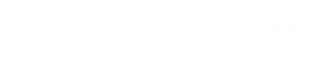 Indian River State College Institutional Advancement White Logo