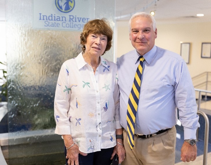 Dorothy Putnam Roth and Dr. Moore